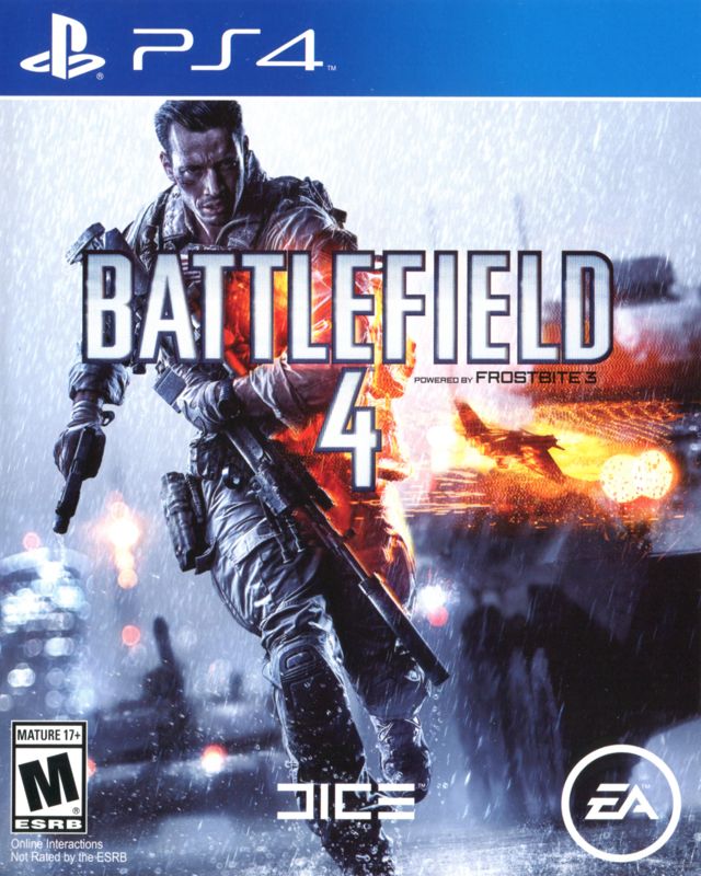 Battlefield 4 box art for Playstation 4